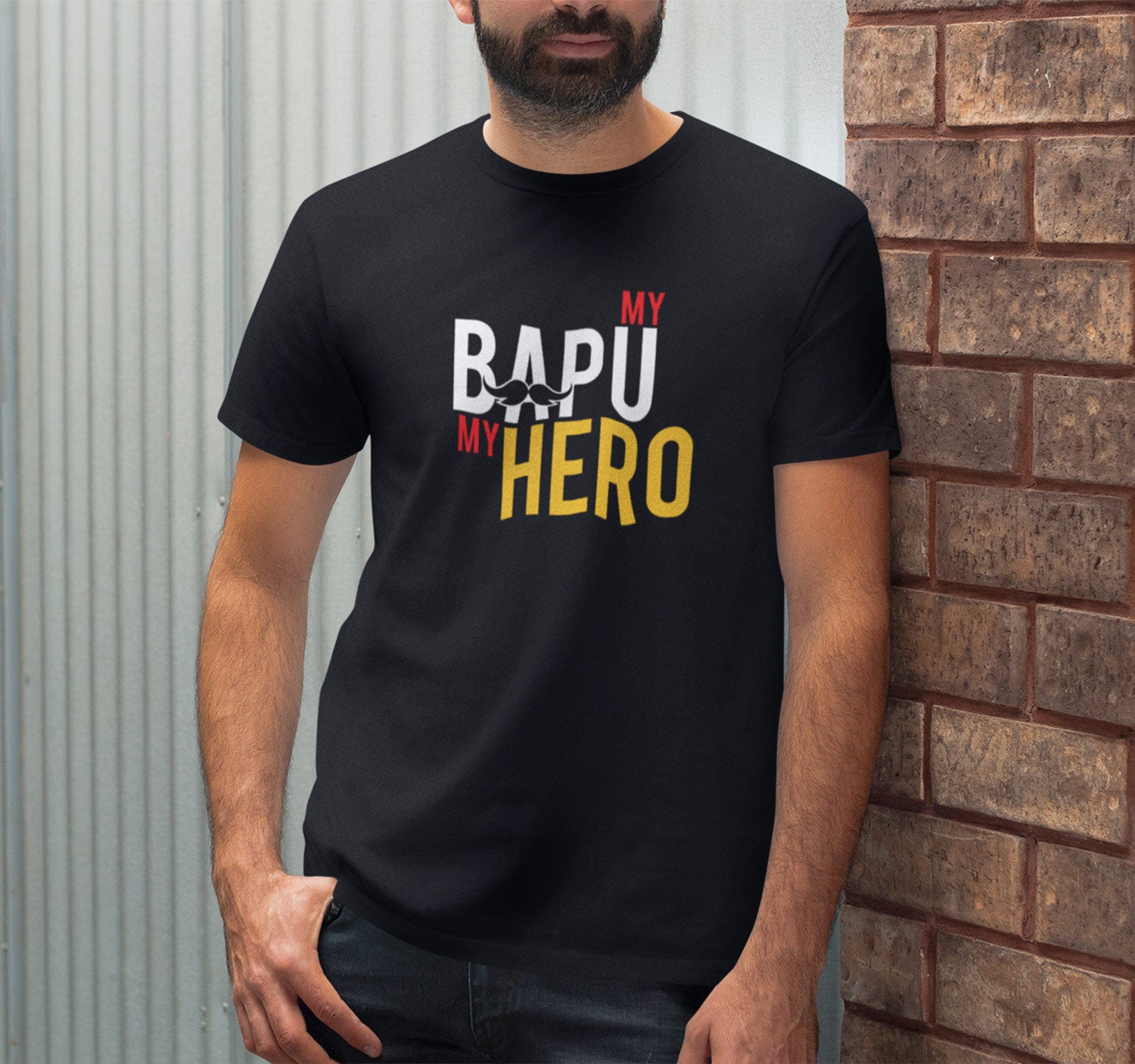 My Bapu My Hero - View 3 | DesiWearShop