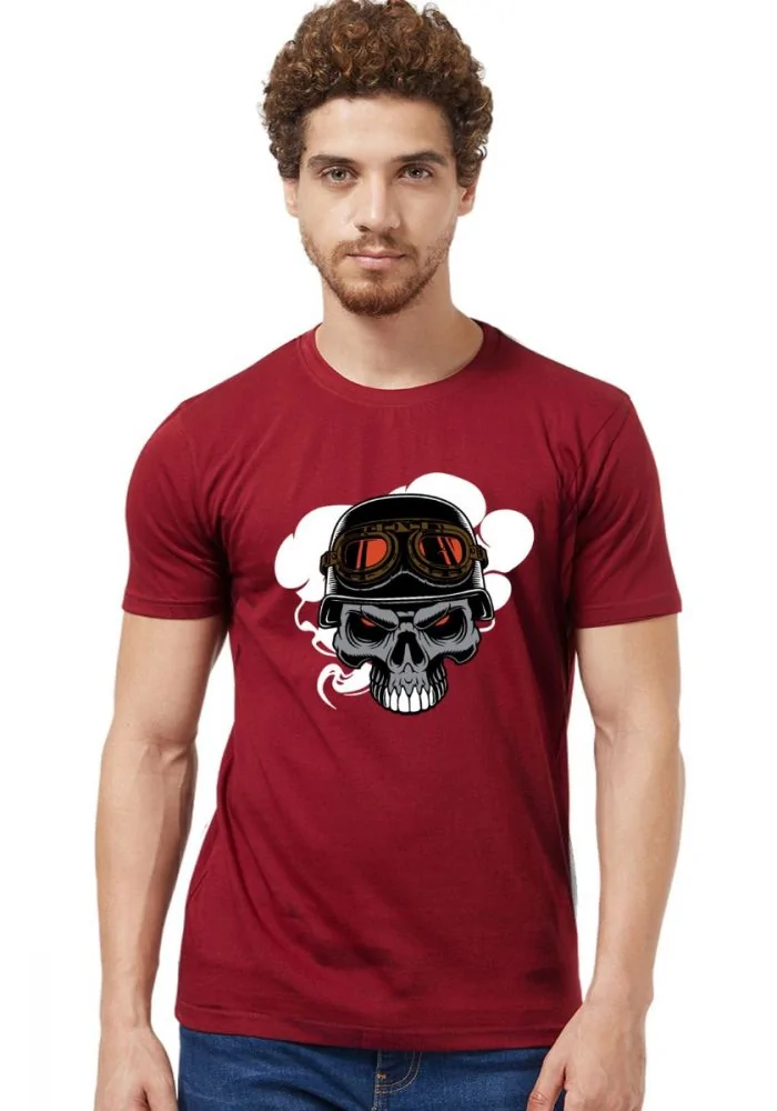 Moto Skull - View 2 | DesiWearShop