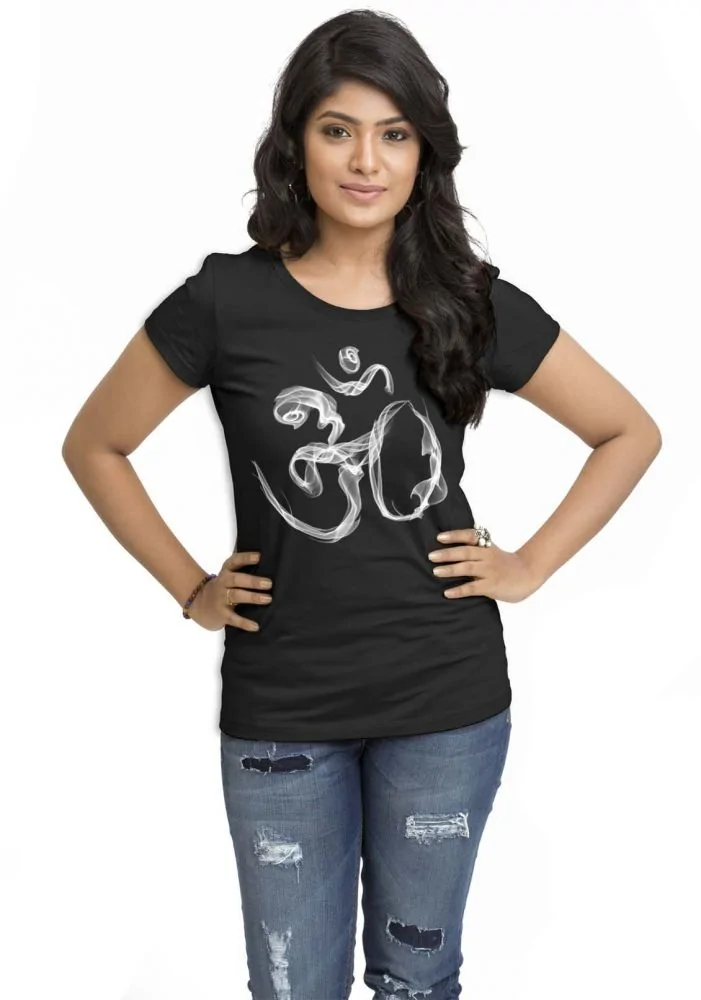 om_smokeblack_tshirt_female_model
